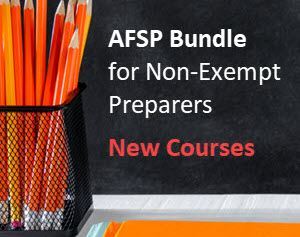 Picture of AFSP Bundle for Non-Exempt - New Courses
