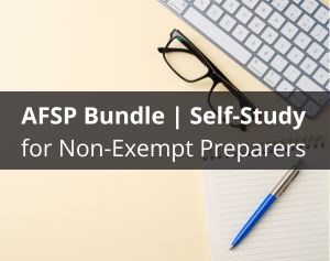 Picture of AFSP Bundle for Non-Exempt: Self-Study Format